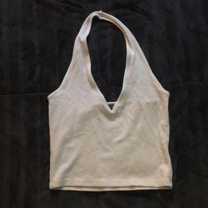 Brandy Melville white halter top